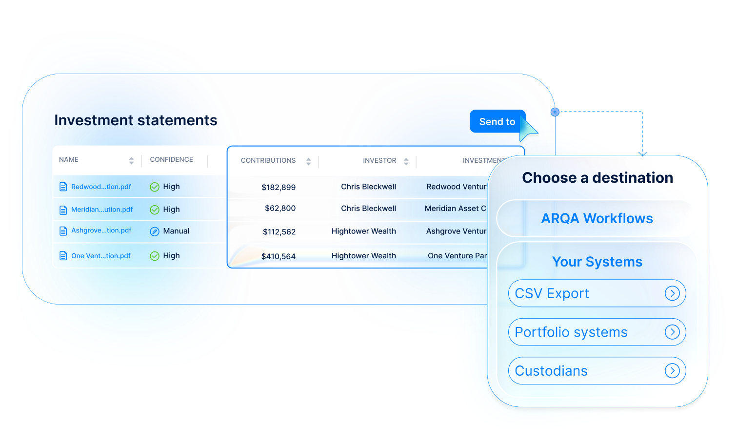 Financial document types supported by KorScript.